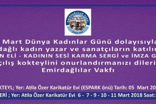 EMİRDAĞLI KADINLARIMIZDAN KARMA SERGİ VE İMZA GÜNLERİ