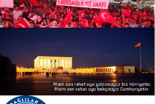 ATAM SEN RAHAT UYU BEKÇİSİYİZ CUMHURİYETİN