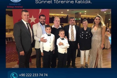 Vakfımızın Değerli Üyelerinden Sayın Fikret Akın'ın Torunlarının Sünnet Törenine Katıldık.