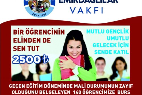 BİR ÖĞRENCİNİN ELİNDEN DE SEN TUT