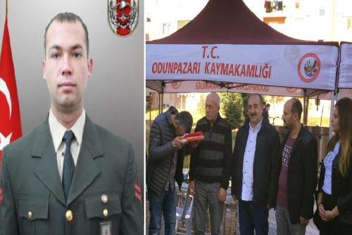 EMİRDAĞLILAR VAKFI ŞEHİDİMİZİN EVİNE TAZİYEYE GİTTİ