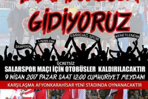 ESES BANDO EMİRDAĞSPOR'A DESTEK İÇİN EMİRDAĞDA....