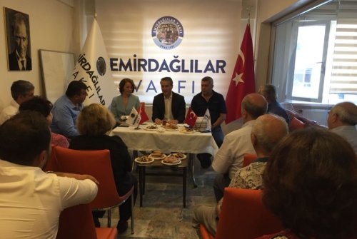 BAŞKAN EMİR KIR’DAN EMİRDAĞLILAR VAKFI’NA ZİYARET