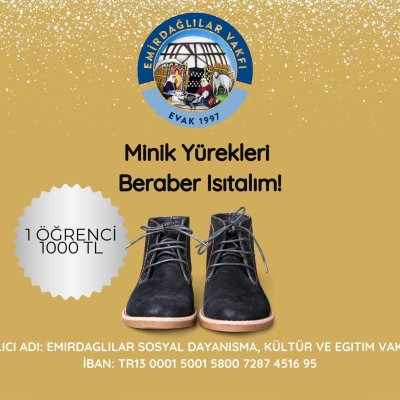 Emirdağlılar Vakfı Kışlık Bot Kampanyası