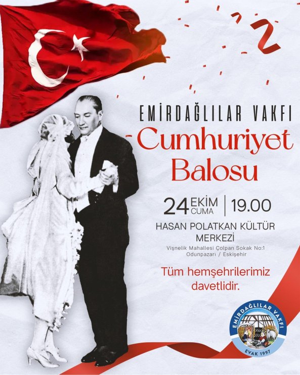 Emirdağlılar Vakfı Cumhuriyet Balosu